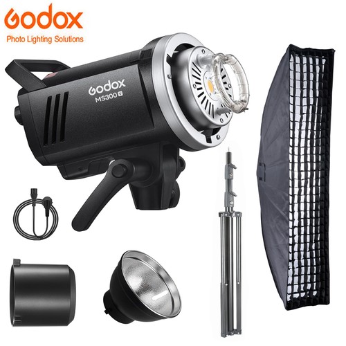 Godox ms300v flash led - godox,