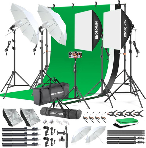 Kit softbox fotografico con - softbox,